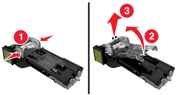 LEXMARK MX611DE - Remplacement de la cartouche d'agrafes - 3