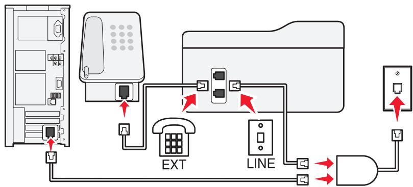 LEXMARK OFFICEEDGE PRO 4000 - Scenario 2: Digital Subscriber Line (DSL) - 2