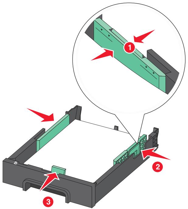 LEXMARK OFFICEEDGE PRO 4000 - Loading the paper tray - 6