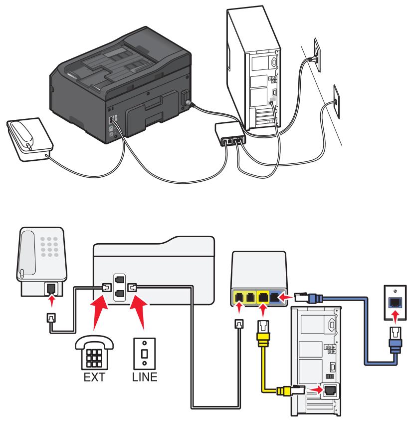 LEXMARK OFFICEEDGE PRO 4000 - Scenario 3: VoIP telephone service - 1