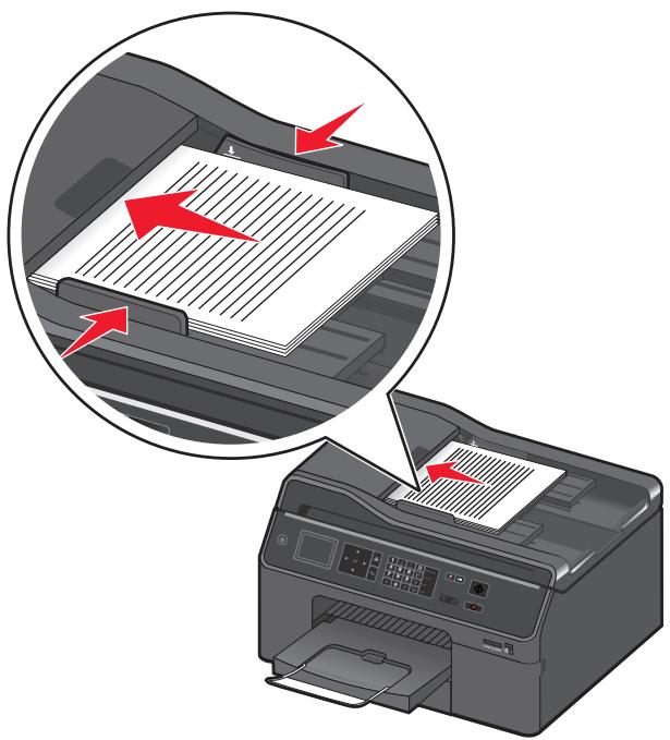 LEXMARK OFFICEEDGE PRO 4000 - Loading original documents into the ADF - 1