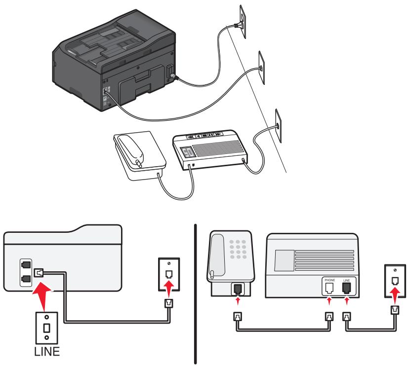 LEXMARK OFFICEEDGE PRO 4000 - To connect: - 1