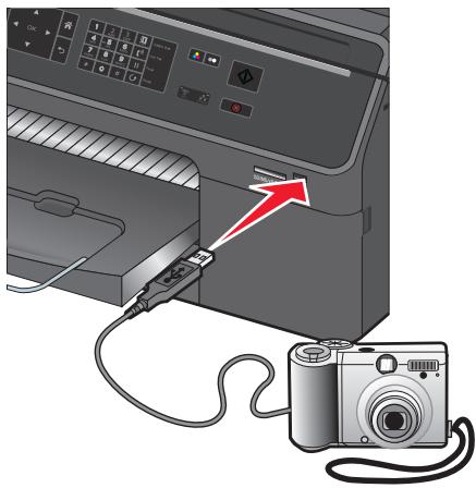 LEXMARK OFFICEEDGE PRO 4000 - Printing photos from a PictBridge-enabled digital camera - 1