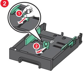 LEXMARK OFFICEEDGE PRO 4000 - Loading the paper tray - 3