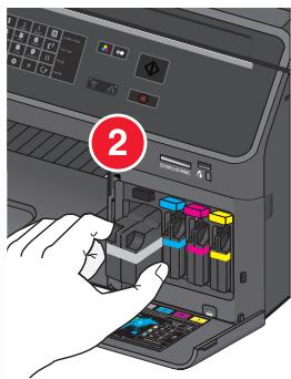 LEXMARK OFFICEEDGE PRO 4000 - Replacing ink cartridges - 3