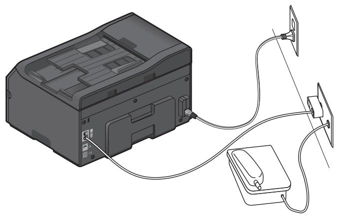 LEXMARK OFFICEEDGE PRO 4000 - Connecting the printer in countries or regions that use serial connection - 1