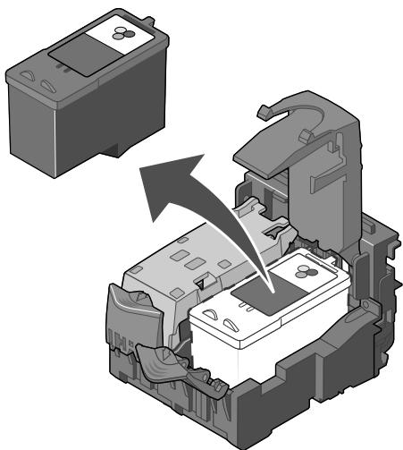 LEXMARK P4350 - Entfernen einer benutzten Tintenpatrone - 3