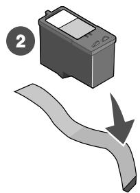 LEXMARK P4350 - Einsetzen der Tintenpatronen - 3