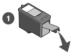 LEXMARK P4350 - Einsetzen der Tintenpatronen - 1