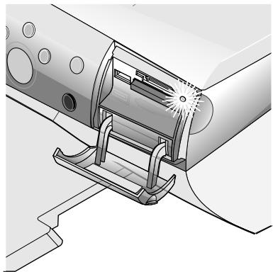 LEXMARK P4350 - Einsetzen von Speicherkarten - 1