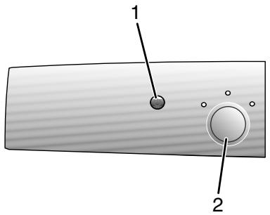 LEXMARK P4350 - Verwendendes Bedienfeldes - 1