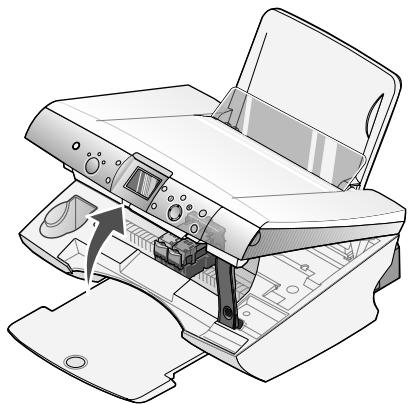 LEXMARK P4350 - Entfernen einer benutzten Tintenpatrone - 1