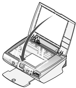 LEXMARK P4350 - Platzieren eines Dokuments auf dem Scannerglas - 3