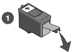 LEXMARK P4350 - Einsetzen der Tintenpatronen - 2