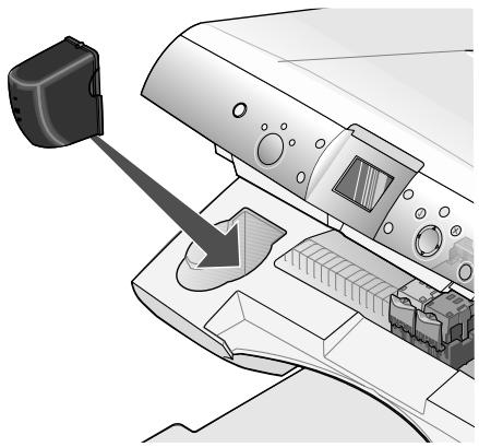 LEXMARK P4350 - Verwendend des Aufbewährungsbereichs für Patronen - 3