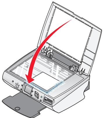 LEXMARK P6350 - Legend des Originaldokuments auf das Scannerglas - 3
