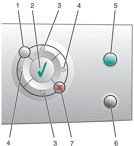 LEXMARK P6350 - Verwendendes Bedienfelds - 2