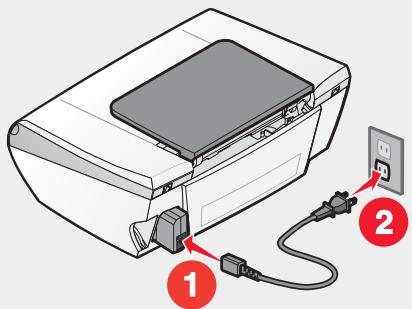 LEXMARK P6350 - Ein-/Aus-Taste leuchtet nicht - 1
