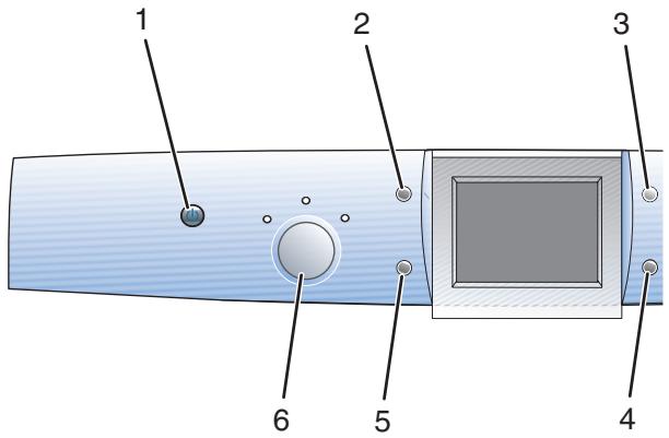 LEXMARK P6350 - Verwendendes Bedienfelds - 1