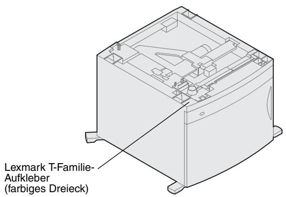 LEXMARK T620 - Installieren der 2000-Blatt-Zuführung - 1