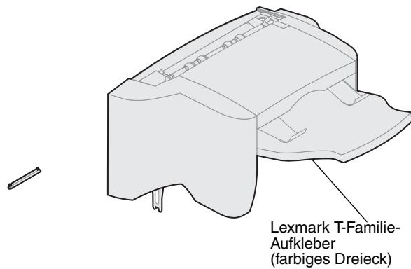 LEXMARK T620 - Installieren eines Finishers - 1