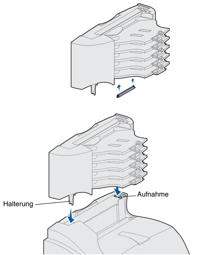 LEXMARK T622 - Installieren einer Mailbox mit 5 Ablagen - 3