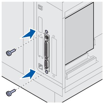LEXMARK T622 - Installieren einer Optionskarte - 8