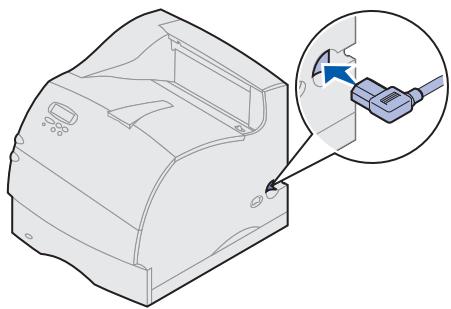 LEXMARK T622 - Einschalten des Druckers - 1