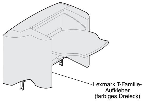 LEXMARK T622 - Installieren eines Ablagefachsmit hoher Kapazität - 1