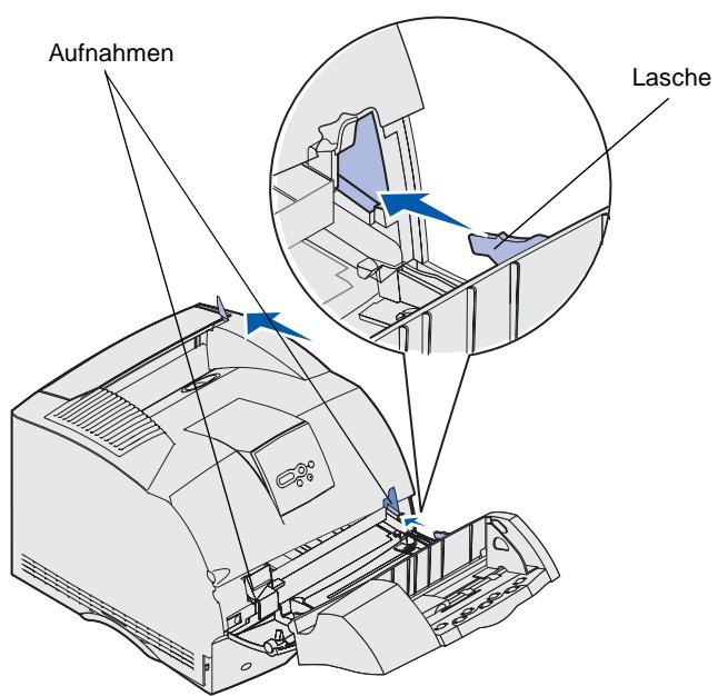 LEXMARK T630 - Installieren des Briefumschlageinzugs - 2