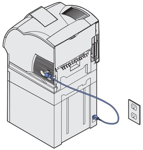 LEXMARK T630 - Installieren der 2000-Blatt-Papierzuführung - 2
