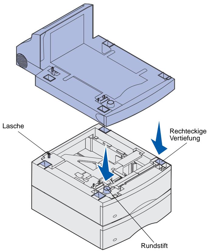 LEXMARK T630 - Installieren einer Duplexinheit - 1