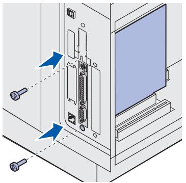 LEXMARK T632 - Installieren von Optionskarten - 4