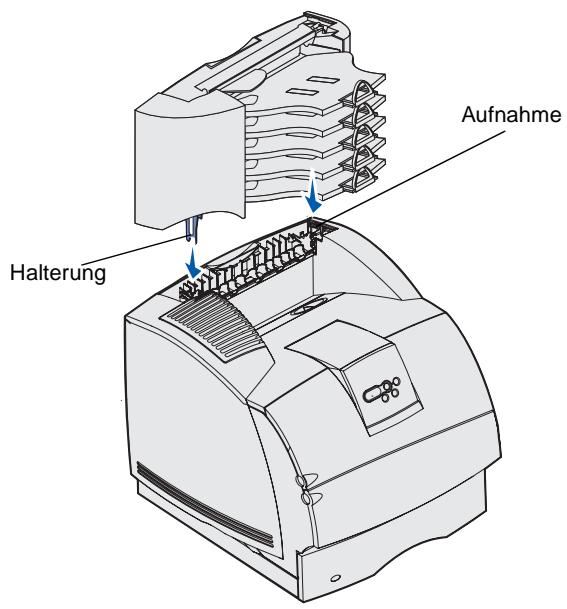 LEXMARK T634 - Installieren einer Mailbox mit 5 Ablagen - 4
