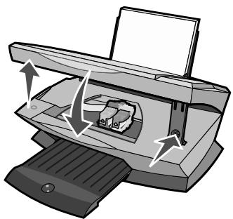 LEXMARK X2250 - Einsetzen einer Tintenpatrone - 4