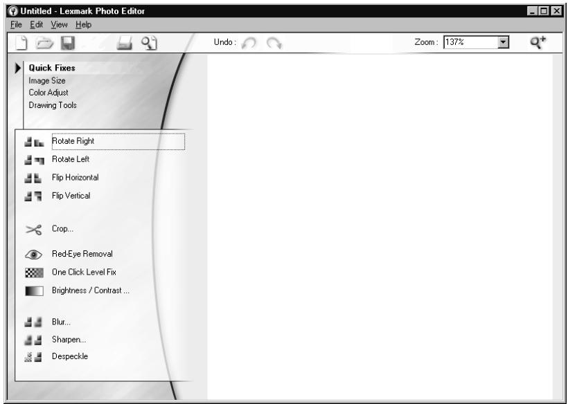 LEXMARK X2250 - Verwendend des Lexmark Fotoeditors - 1