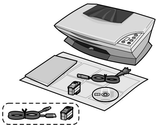 LEXMARK X2250 - Verpackungsinhalt - 1