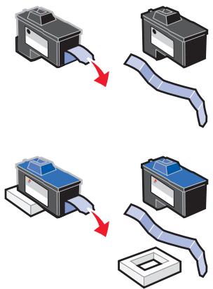 LEXMARK X5150 - Austauschen der Tintenpatronen - 4