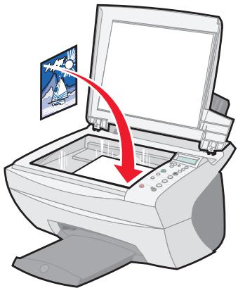 LEXMARK X5150 - Senden einer Faxnachtricht mithilfe des Bedienfelds - 1