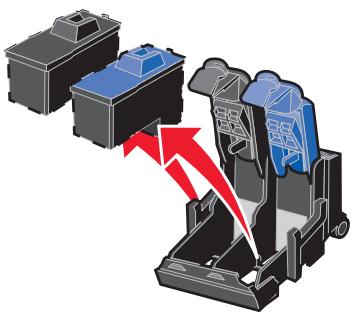 LEXMARK X5150 - Austauschen der Tintenpatronen - 3