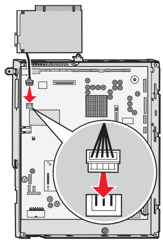 LEXMARK X782 - Installieren der Schnittstellenkarte - 3