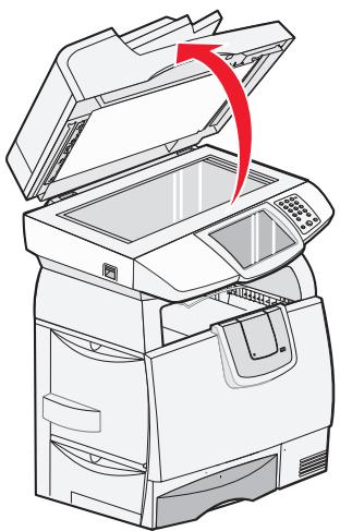 LEXMARK X782 - Reinigen des Scannerglases und des Trägermaterials - 1
