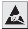 LEXMARK X782 - Hinweis zur statischen Empfindlichkeit - 1