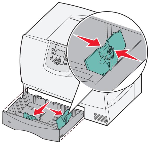 LEXMARK X782 - Einlagen von Papier in 500-Blatt-Papierfächer - 1