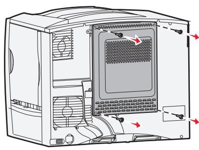 LEXMARK X782 - Zugreifen auf die Systemplatine des Druckers - 1