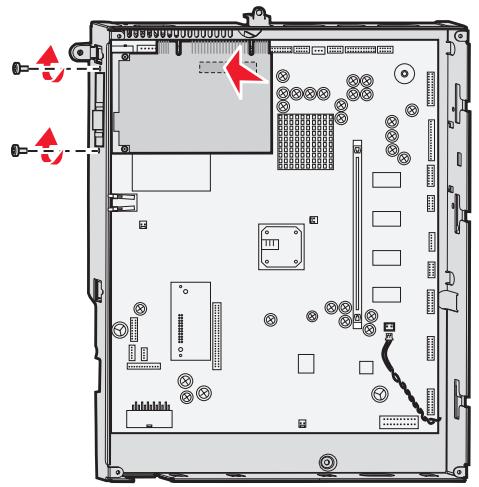 LEXMARK X782 - Installieren der Schnittstellenkarte - 5
