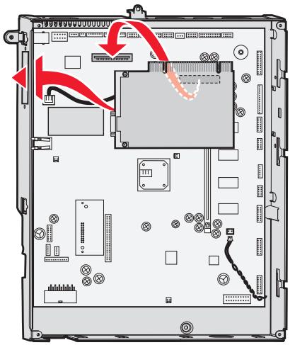 LEXMARK X782 - Installieren der Schnittstellenkarte - 4