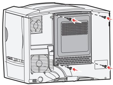 LEXMARK X782 - Austauschen der Systemplatinenabdeckung - 1