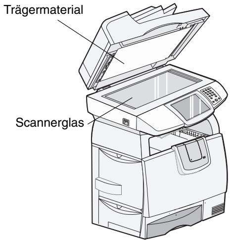 LEXMARK X782 - Reinigen des Scannerglases und des Trägermaterials - 2