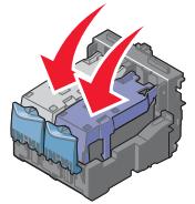 LEXMARK X8350 - Einsetzen der Tintenpatronen - 5